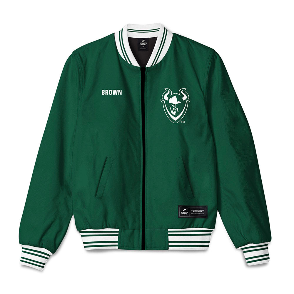 Portland State - NCAA Women's Track & Field : Ahmeah Brown - Bomber Jacket-0