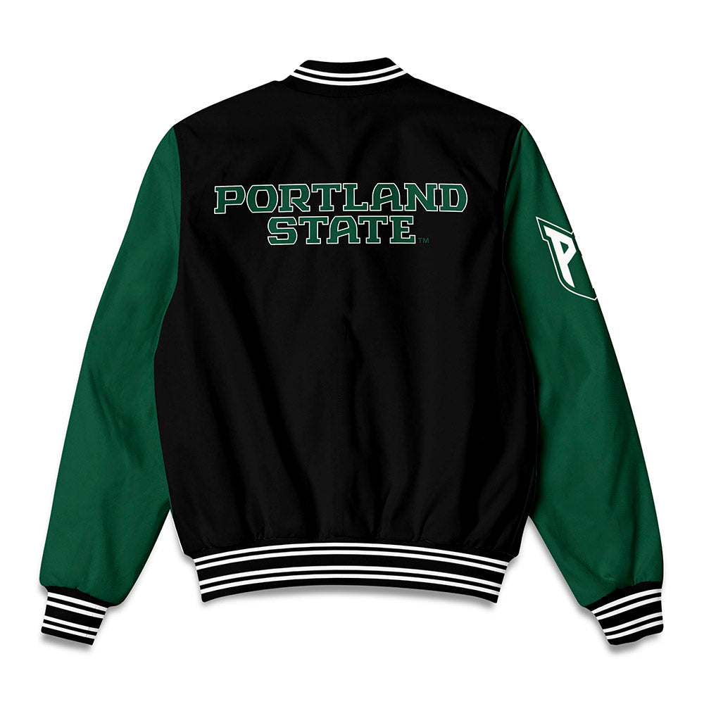 Portland State - NCAA Football : Marcus Angiuli - Bomber Jacket-1