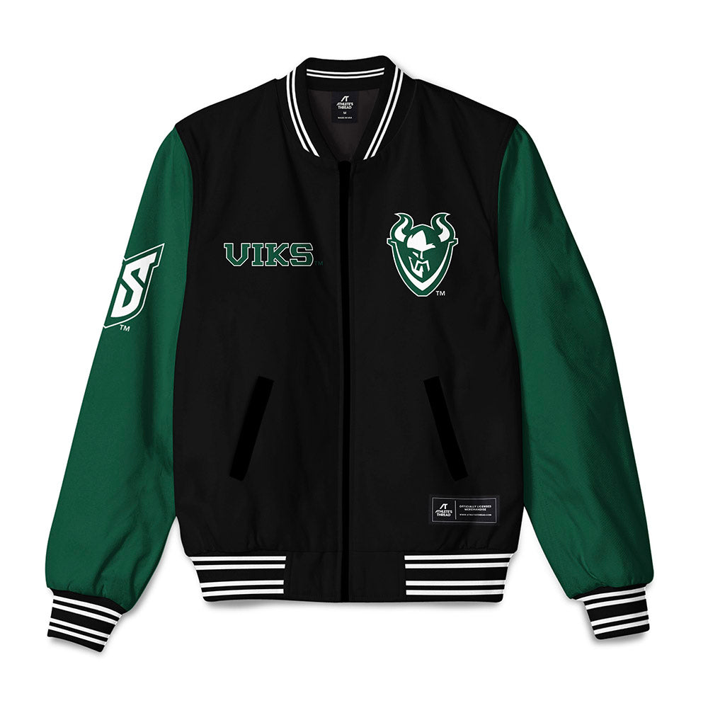 Portland State - NCAA Men's Cross Country : Mika Sarver Huber - Bomber Jacket