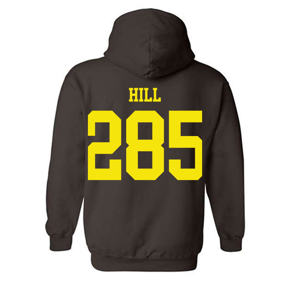 Quincy - NCAA Wrestling : Isaiah Hill - Classic Shersey Hooded Sweatshirt-1