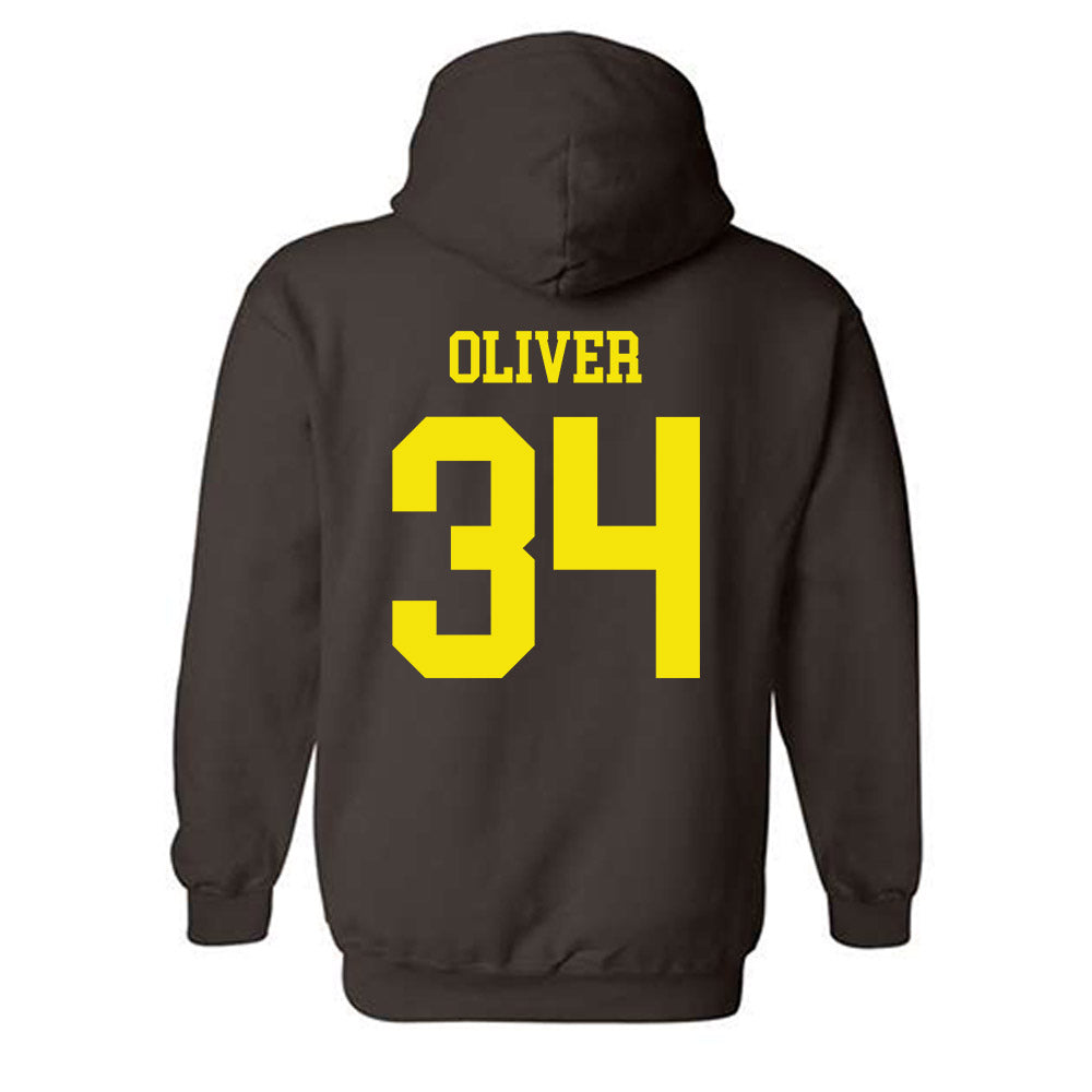 Quincy - NCAA Football : Josiah Oliver - Classic Shersey Hooded Sweatshirt-1