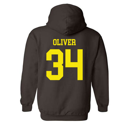 Quincy - NCAA Football : Josiah Oliver - Classic Shersey Hooded Sweatshirt-1