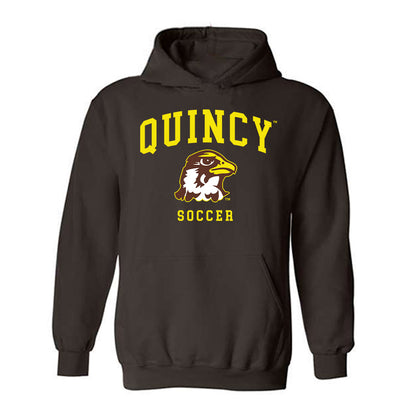 Quincy - NCAA Men's Soccer : Ben Schramm - Classic Shersey Hooded Sweatshirt-0