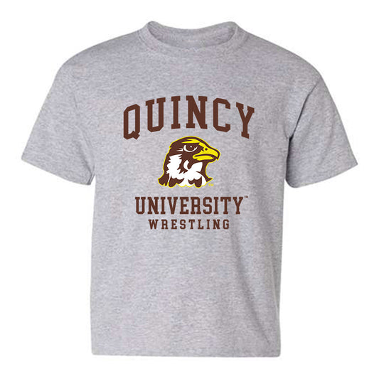 Quincy - NCAA Wrestling : Elanna Hickman - Classic Shersey Youth T-Shirt-0