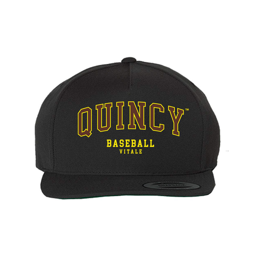 Quincy - NCAA Baseball : Jake Vitale - Snapback Hat-0