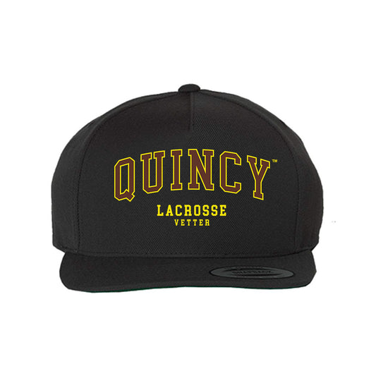 Quincy - NCAA Men's Lacrosse : Austin Vetter - Snapback Hat-0