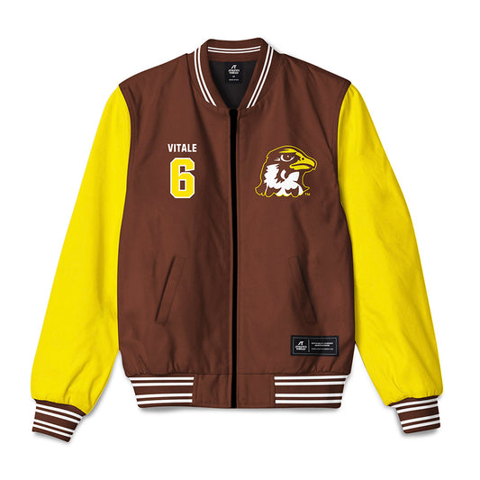 Quincy - NCAA Baseball : Jake Vitale - Bomber Jacket-0