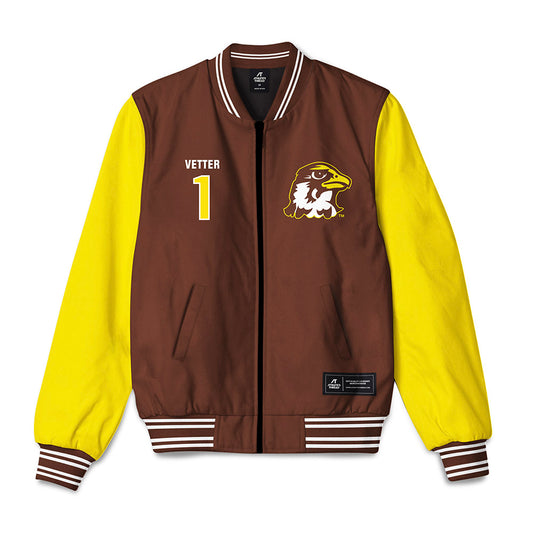 Quincy - NCAA Men's Lacrosse : Austin Vetter - Bomber Jacket-0