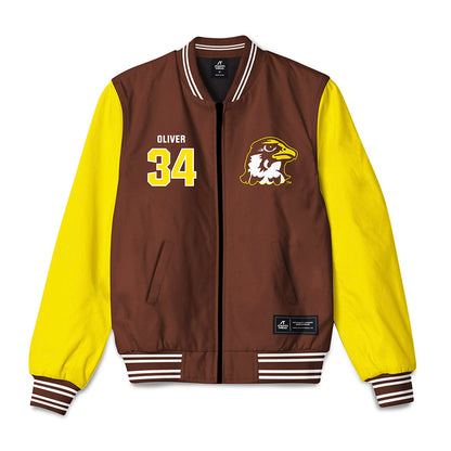Quincy - NCAA Football : Josiah Oliver - Bomber Jacket-0