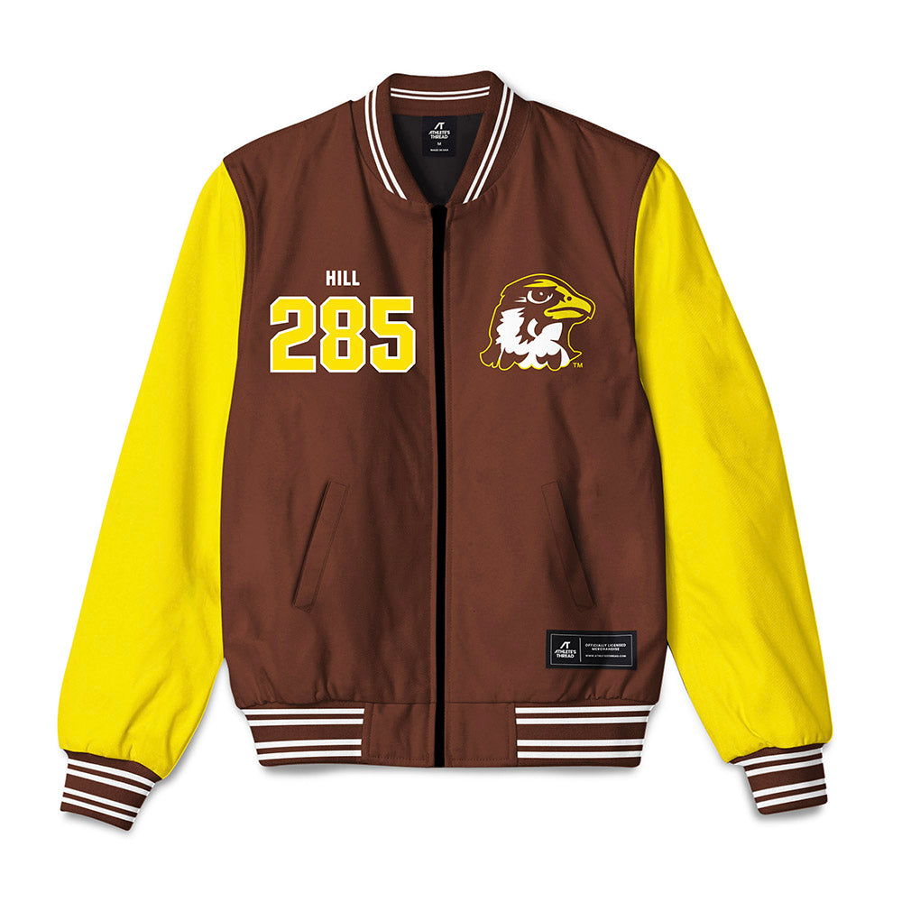 Quincy - NCAA Wrestling : Isaiah Hill - Bomber Jacket-0