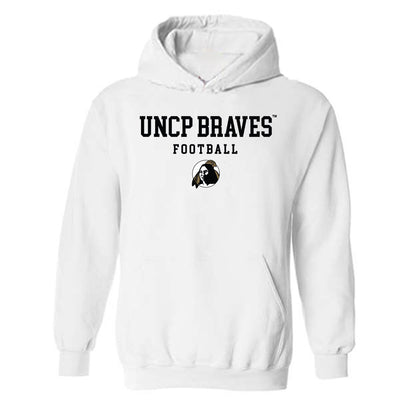 UNC Pembroke - NCAA Football : Aj Hoggard - Classic Shersey Hooded Sweatshirt-0