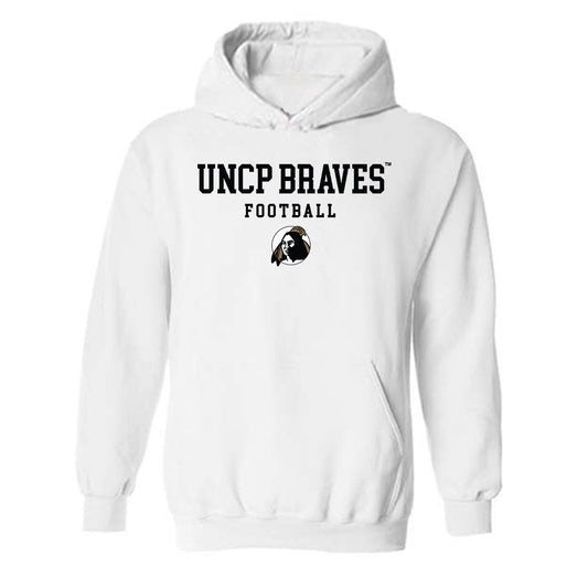 UNC Pembroke - NCAA Football : Jahari Clemons - Classic Shersey Hooded Sweatshirt-0