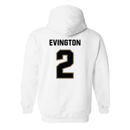 UNC Pembroke - NCAA Women's Basketball : Natalie Evington - Classic Shersey Hooded Sweatshirt-1