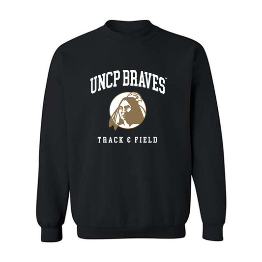 UNC Pembroke - NCAA Men's Track & Field : Calen McKinney - Classic Shersey Crewneck Sweatshirt-0