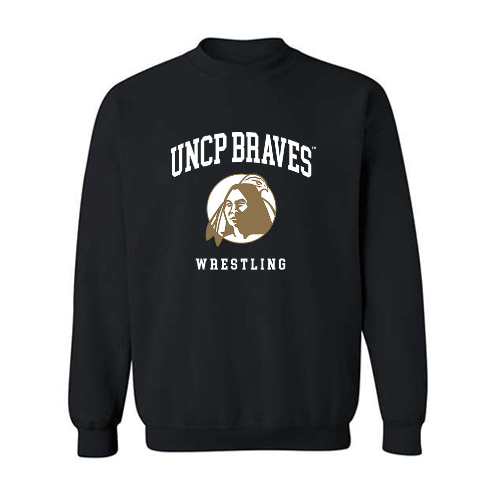 UNC Pembroke - NCAA Wrestling : Logan Hoffman - Classic Shersey Crewneck Sweatshirt-0