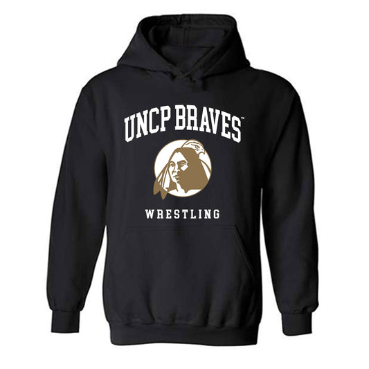UNC Pembroke - NCAA Wrestling : Chance Cottingham - Classic Shersey Hooded Sweatshirt-0