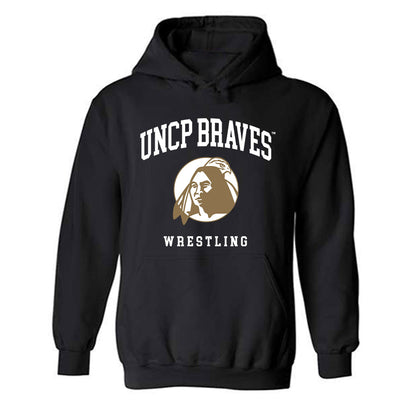 UNC Pembroke - NCAA Wrestling : Logan Hoffman - Classic Shersey Hooded Sweatshirt-0
