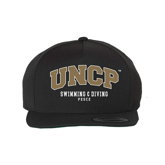 UNC Pembroke - NCAA Women's Swimming & Diving : Fabiana Pesce - Snapback Hat-0
