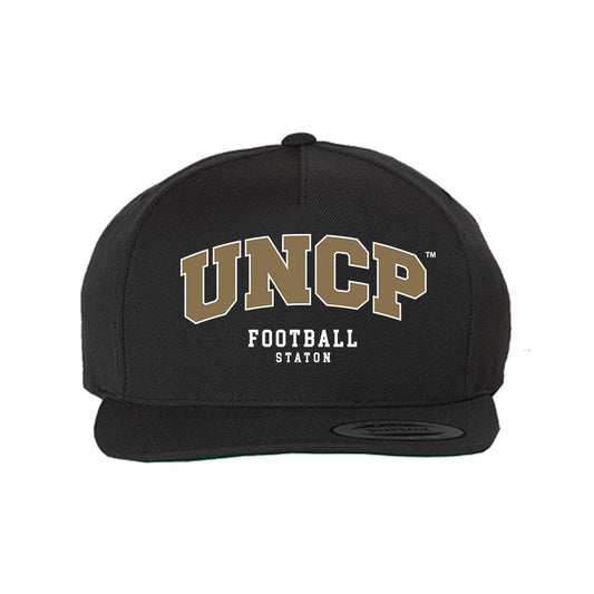 UNC Pembroke - NCAA Football : Kaleb Staton - Snapback Hat-0