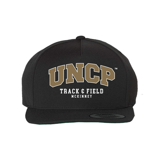 UNC Pembroke - NCAA Men's Track & Field : Calen McKinney - Snapback Hat-0