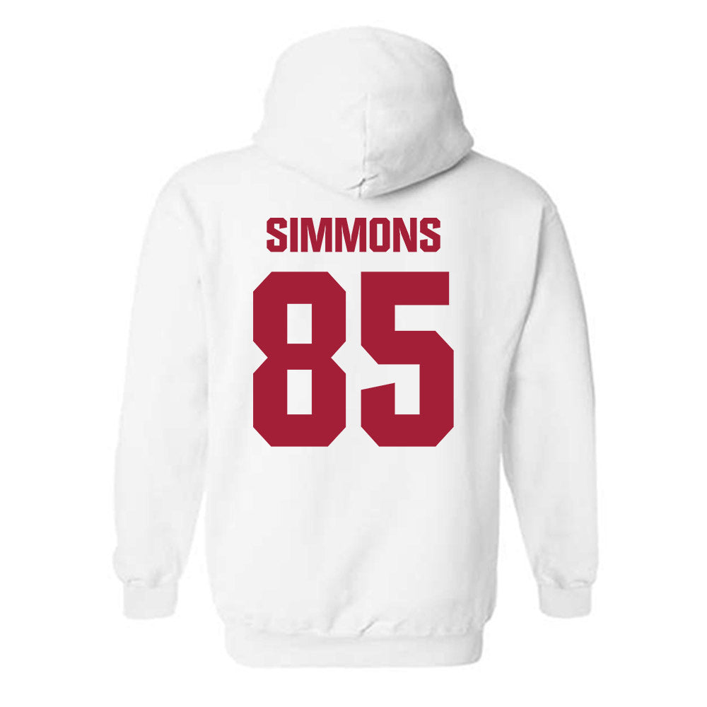 Alabama - Football Alumni : Jim Simmons - Classic Shersey Hooded Sweatshirt