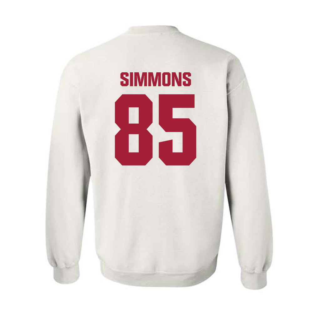 Alabama - Football Alumni : Jim Simmons - Classic Shersey Crewneck Sweatshirt