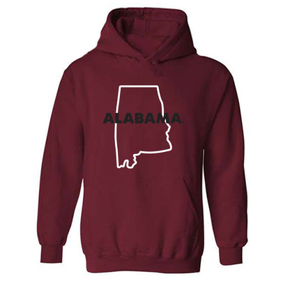 Alabama - Football Alumni : Jim Simmons - Classic Shersey Hooded Sweatshirt