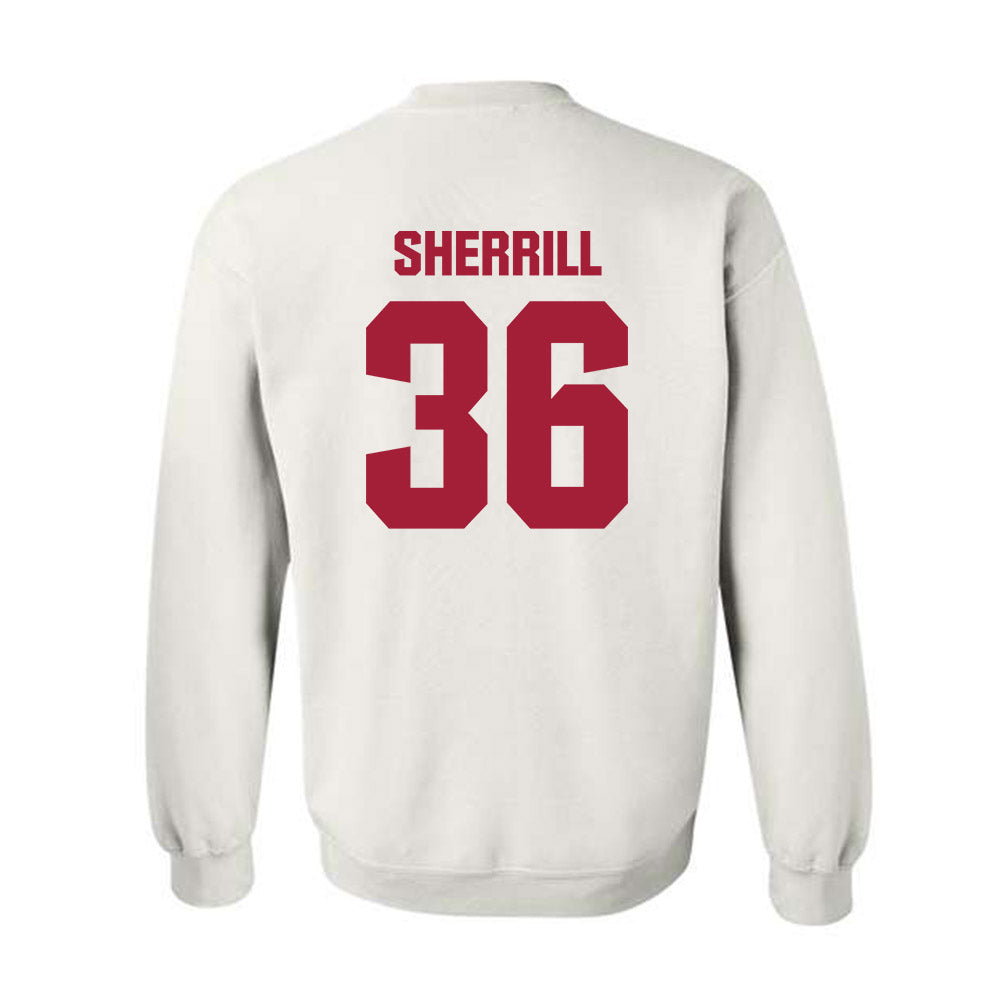 Alabama - Football Alumni : Jackie Sherrill - Classic Shersey Crewneck Sweatshirt