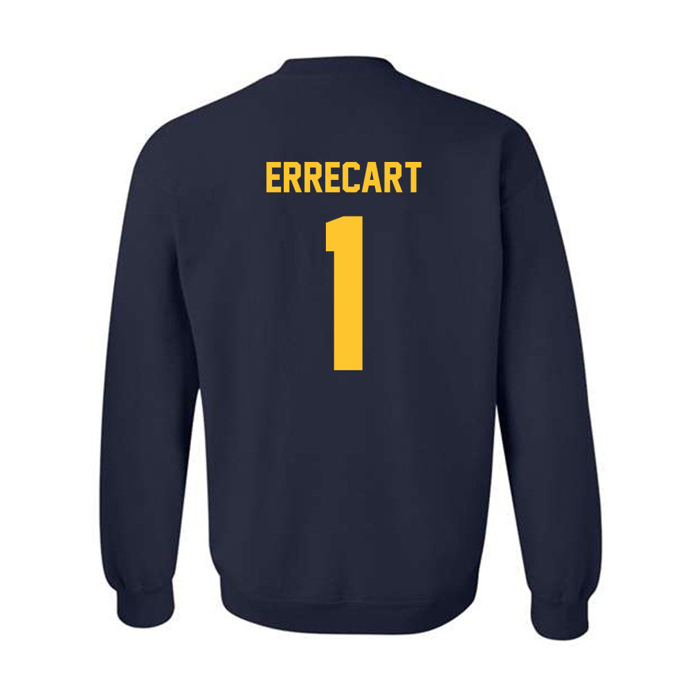 UC Berkeley - NCAA Baseball : Brady Errecart - Sports Shersey Crewneck Sweatshirt-1