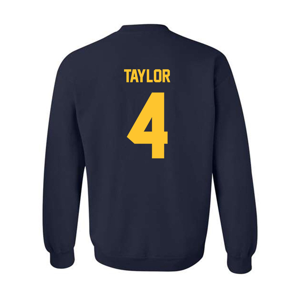 UC Berkeley - NCAA Baseball : Nikko Taylor - Sports Shersey Crewneck Sweatshirt-1