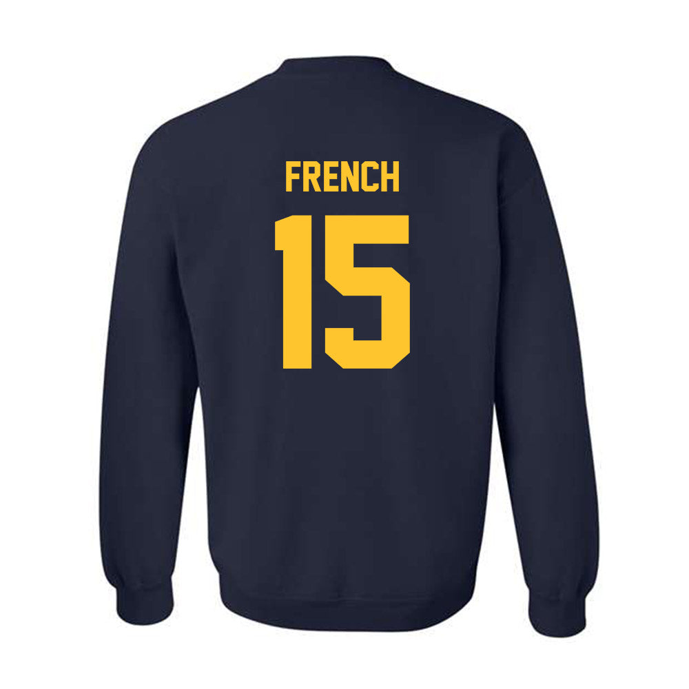 UC Berkeley - NCAA Baseball : Jacob French - Sports Shersey Crewneck Sweatshirt-1