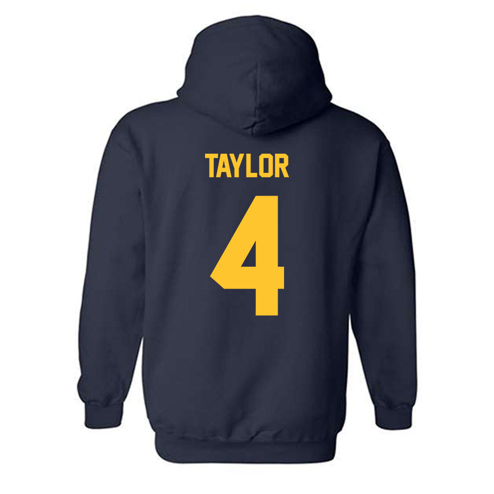 UC Berkeley - NCAA Baseball : Nikko Taylor - Sports Shersey Hooded Sweatshirt-1