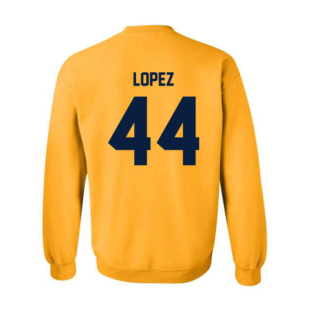 UC Berkeley - NCAA Baseball : Jordy Lopez - Crewneck Sweatshirt-1