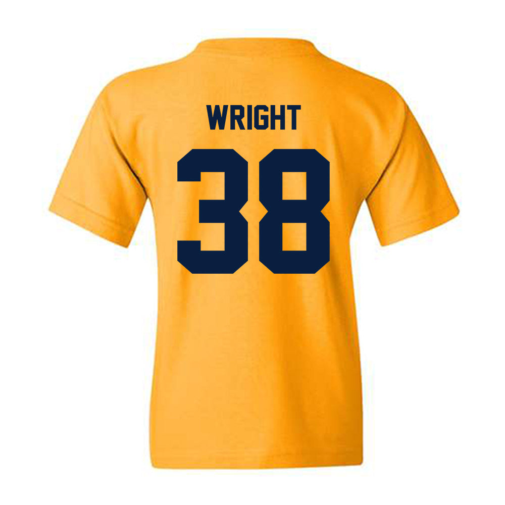 UC Berkeley - NCAA Baseball : Jett Wright - Youth T-Shirt-1