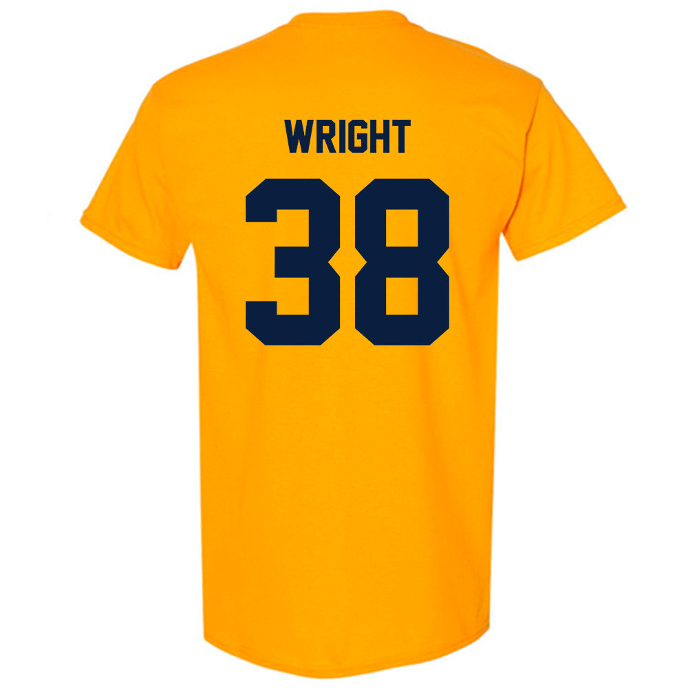 UC Berkeley - NCAA Baseball : Jett Wright - T-Shirt-1