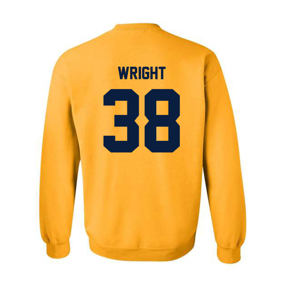 UC Berkeley - NCAA Baseball : Jett Wright - Crewneck Sweatshirt-1