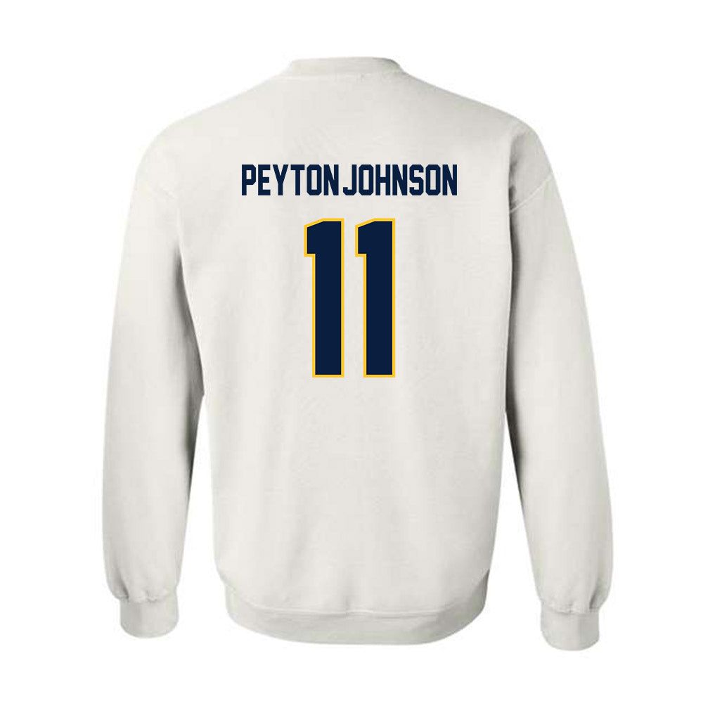 UC Berkeley - NCAA Softball : Nina Peyton-Johnson - Sports Shersey Crewneck Sweatshirt-1