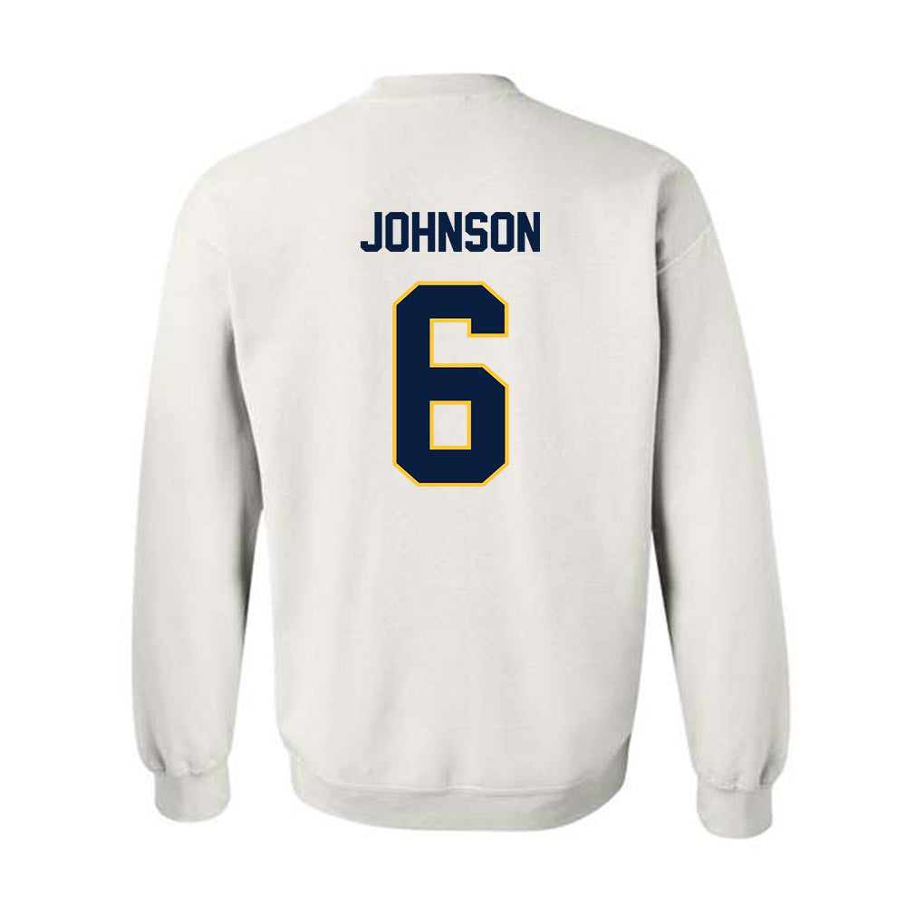 UC Berkeley - NCAA Softball : D'Auna Johnson - Sports Shersey Crewneck Sweatshirt-1