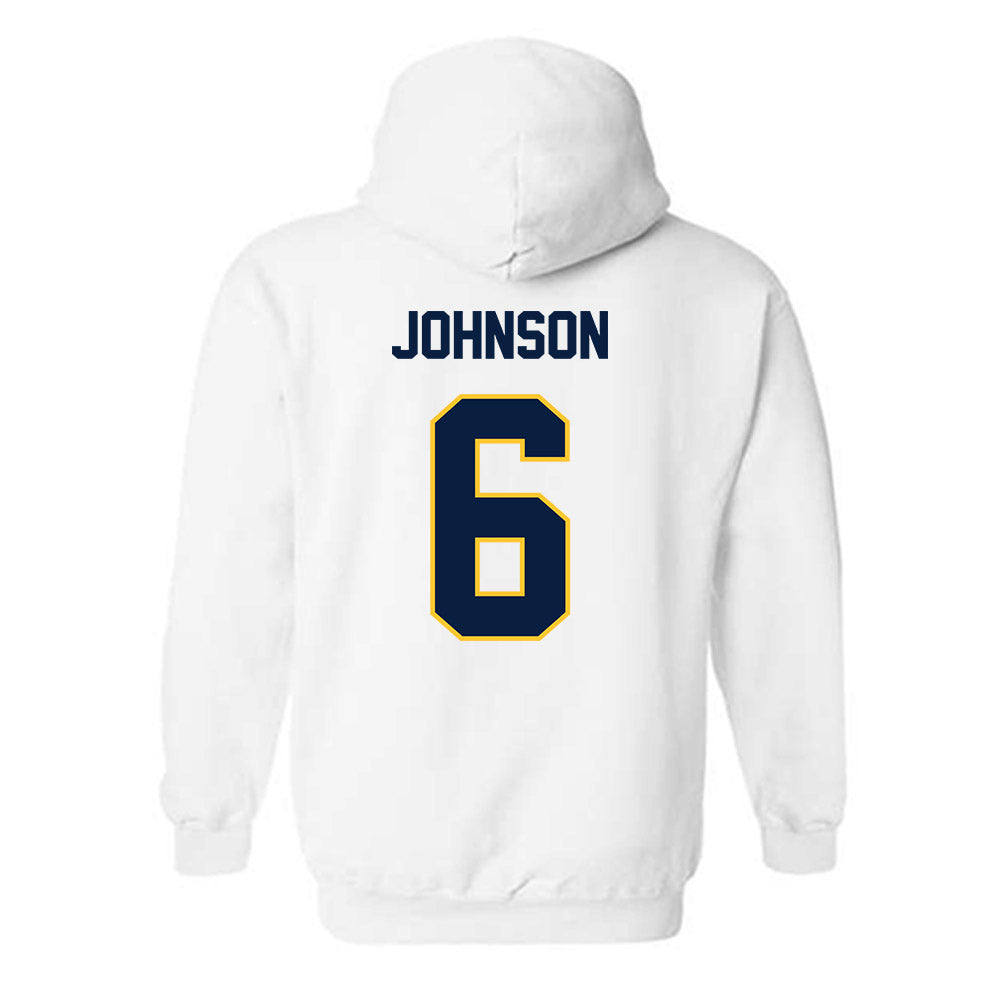 UC Berkeley - NCAA Softball : D'Auna Johnson - Sports Shersey Hooded Sweatshirt-1