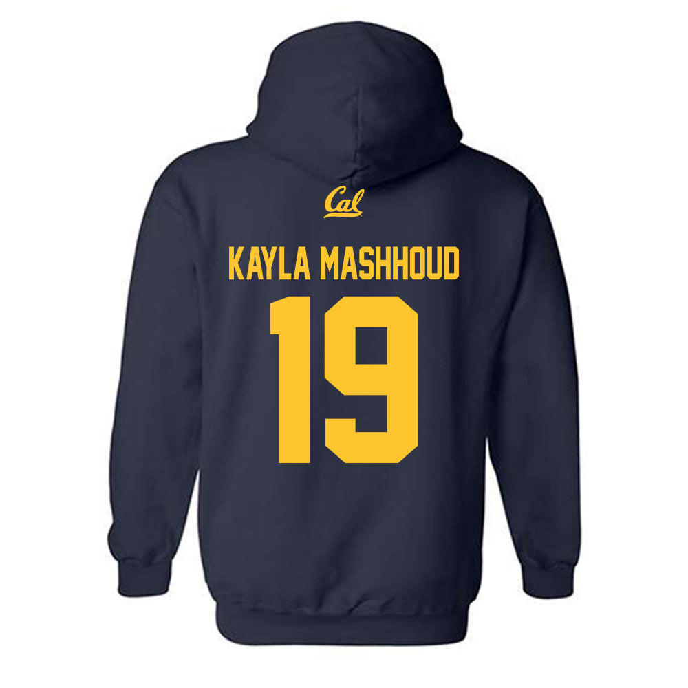 UC Berkeley - NCAA Softball : Kayla Mashhoud - Sports Shersey Hooded Sweatshirt-1