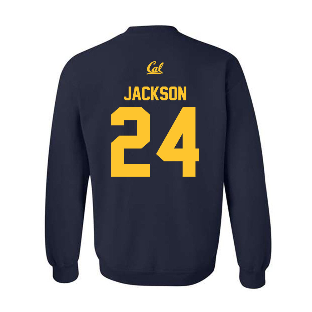 UC Berkeley - NCAA Softball : Emma Jackson - Sports Shersey Crewneck Sweatshirt-1
