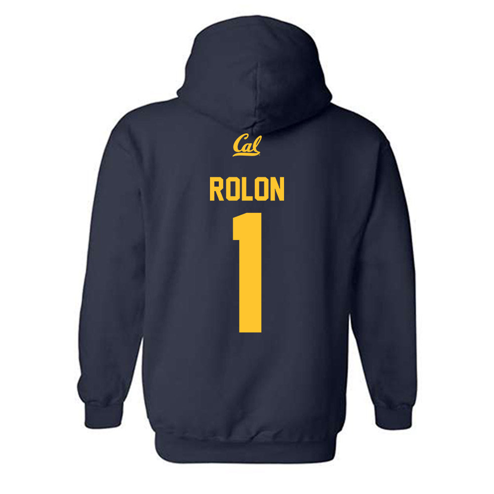 UC Berkeley - NCAA Softball : Sophia Rolon - Sports Shersey Hooded Sweatshirt-1