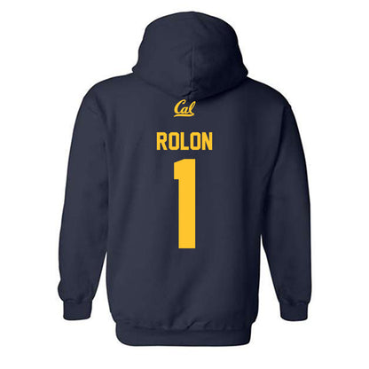 UC Berkeley - NCAA Softball : Sophia Rolon - Sports Shersey Hooded Sweatshirt-1