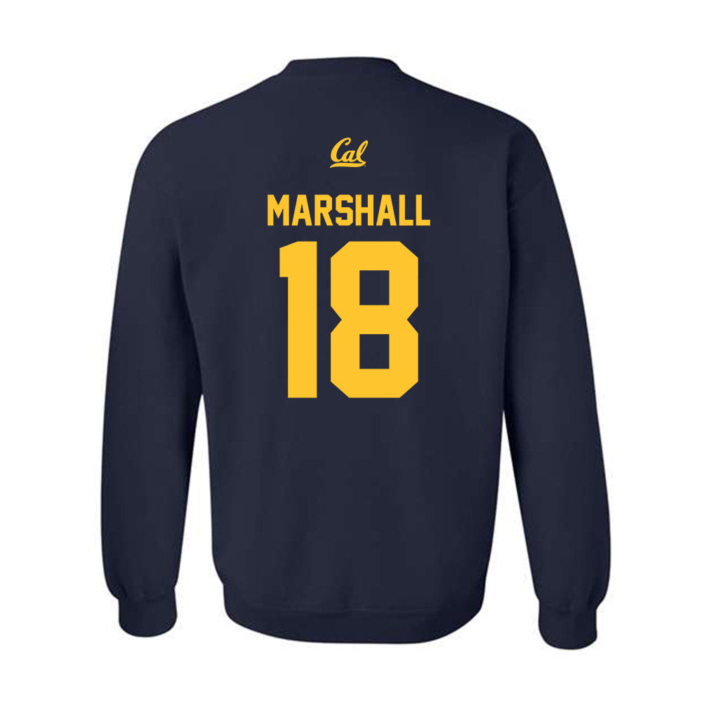 UC Berkeley - NCAA Softball : Natalie Marshall - Sports Shersey Crewneck Sweatshirt-1