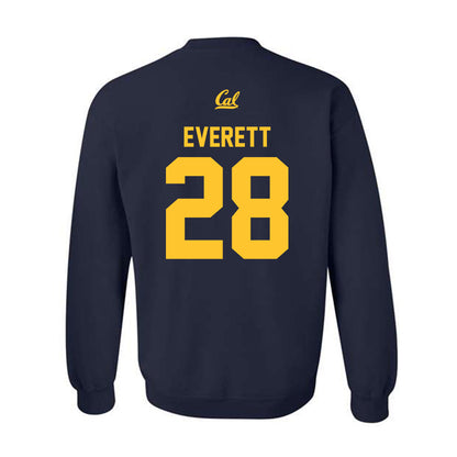 UC Berkeley - NCAA Softball : Sophia Everett - Sports Shersey Crewneck Sweatshirt-1