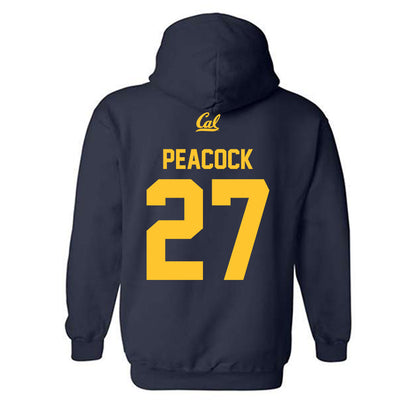 UC Berkeley - NCAA Softball : Taylor Peacock - Sports Shersey Hooded Sweatshirt-1
