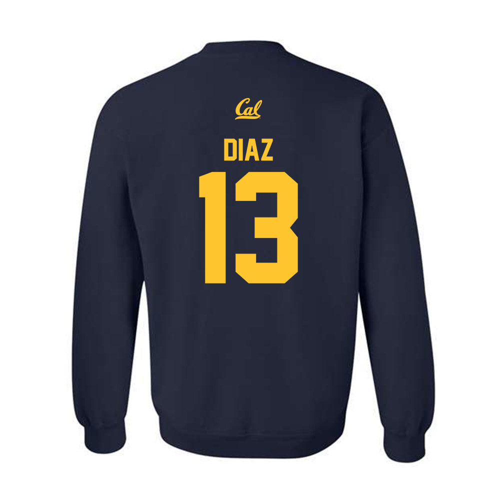UC Berkeley - NCAA Softball : Jade Diaz - Sports Shersey Crewneck Sweatshirt-1