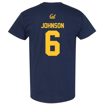 UC Berkeley - NCAA Softball : D'Auna Johnson - Sports Shersey T-Shirt-1