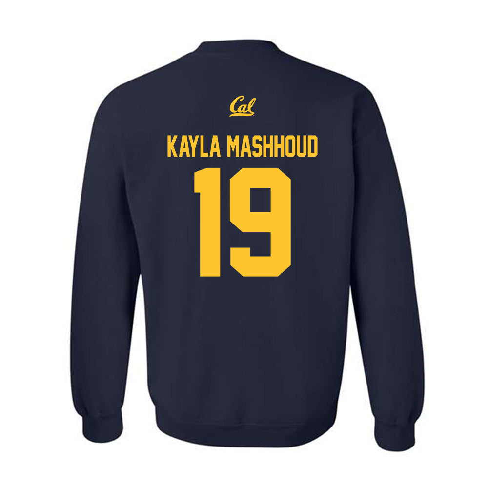 UC Berkeley - NCAA Softball : Kayla Mashhoud - Sports Shersey Crewneck Sweatshirt-1