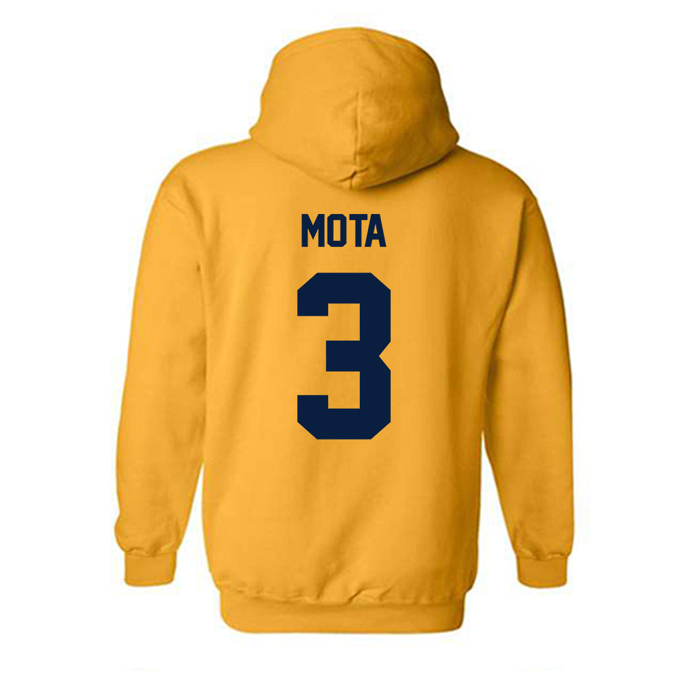 UC Berkeley - NCAA Men's Soccer : Giancarlo Mota - Sports Shersey Hooded Sweatshirt-1